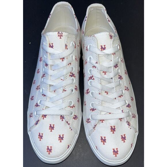 Row One Unisex New York‎ Mets canvas Logo Shoes Mens 9.5 Woman’s 11 main image 6